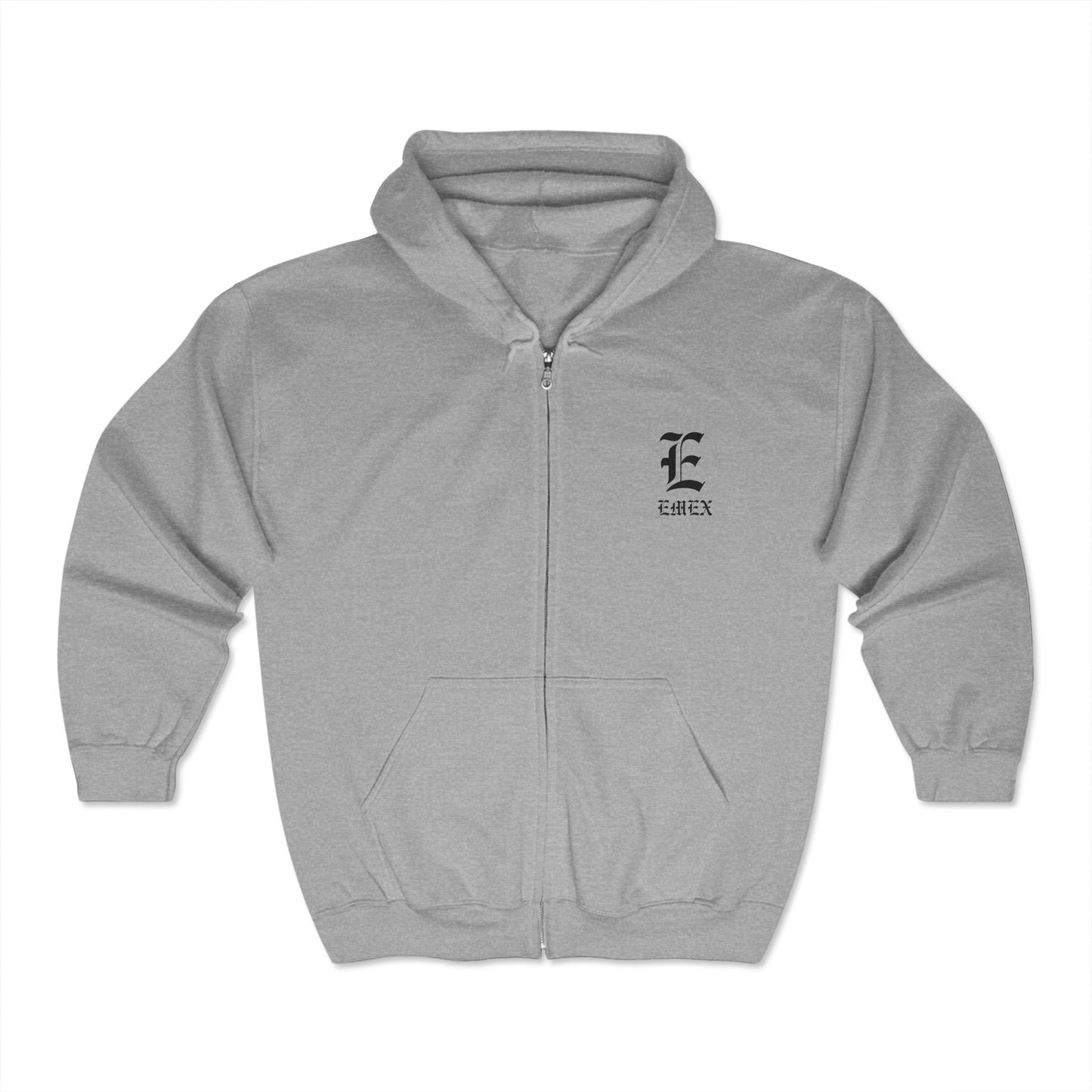 EMEX Unisex Full Zip up Hooded light jacket